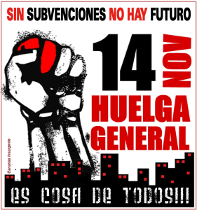 14N Huelga General