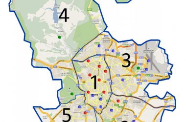 Áreas Protocolos Contaminación Madrid